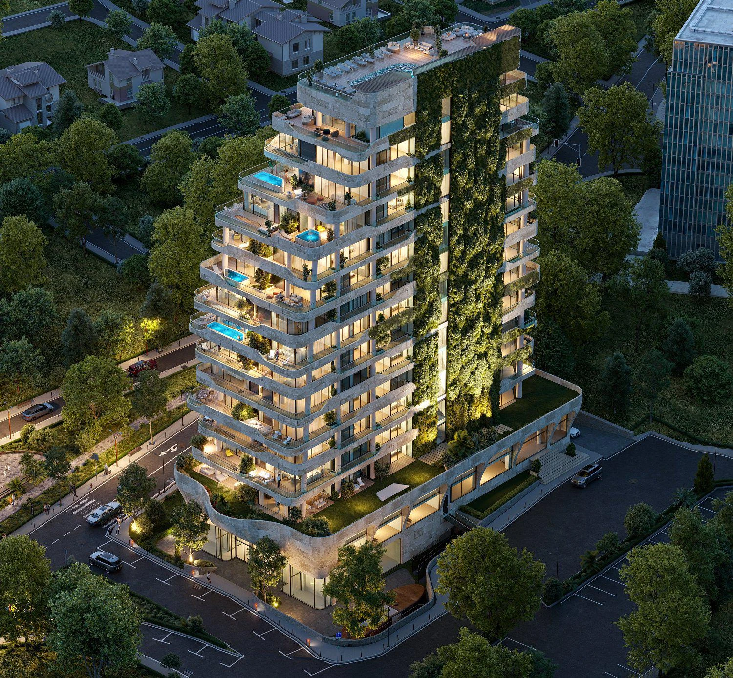 Новая резиденция рядом со станцией метро и университетом, Стамбул, Турция