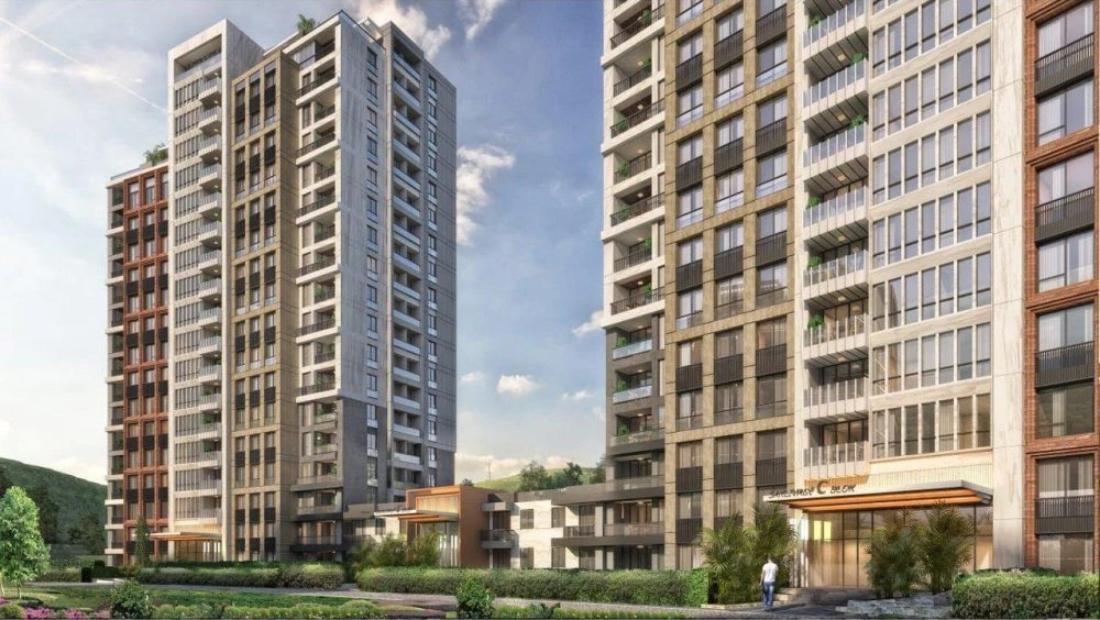 Резиденция Avrupa Sakli Vadi с апарт-отелем и парком рядом с деловыми районами Стамбула, Турция