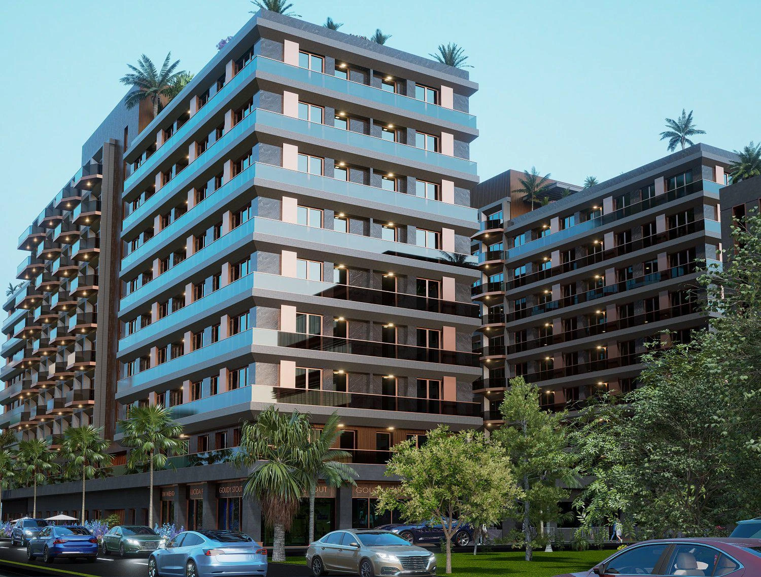 Резиденция с бассейном, садом и фитнес-центром, Стамбул, Турция