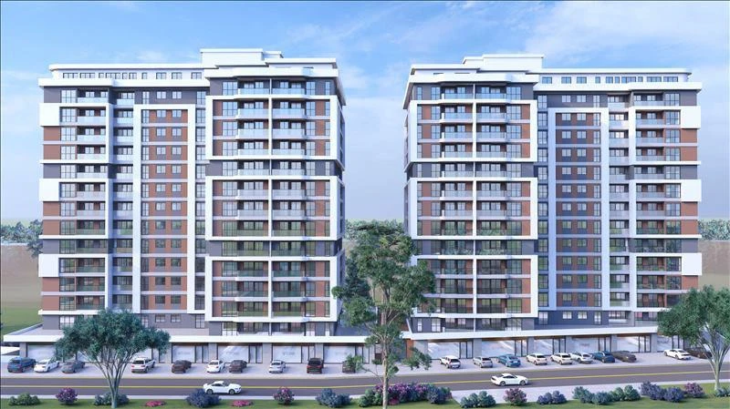 Новая резиденция с зеленой зоной и спа рядом с озером, Стамбул, Турция