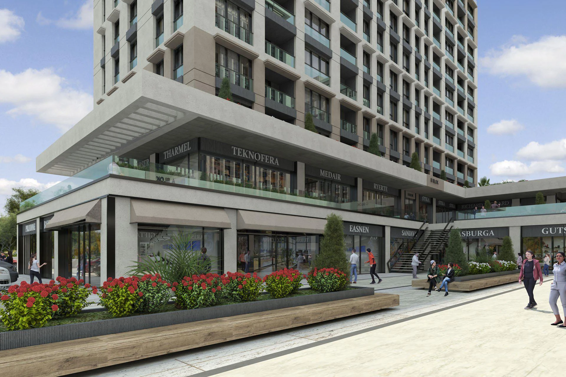 Жилой комплекс рядом с парками, торговыми центрами и станцией метробуса, Бейликдюзю, Стамбул, Турция