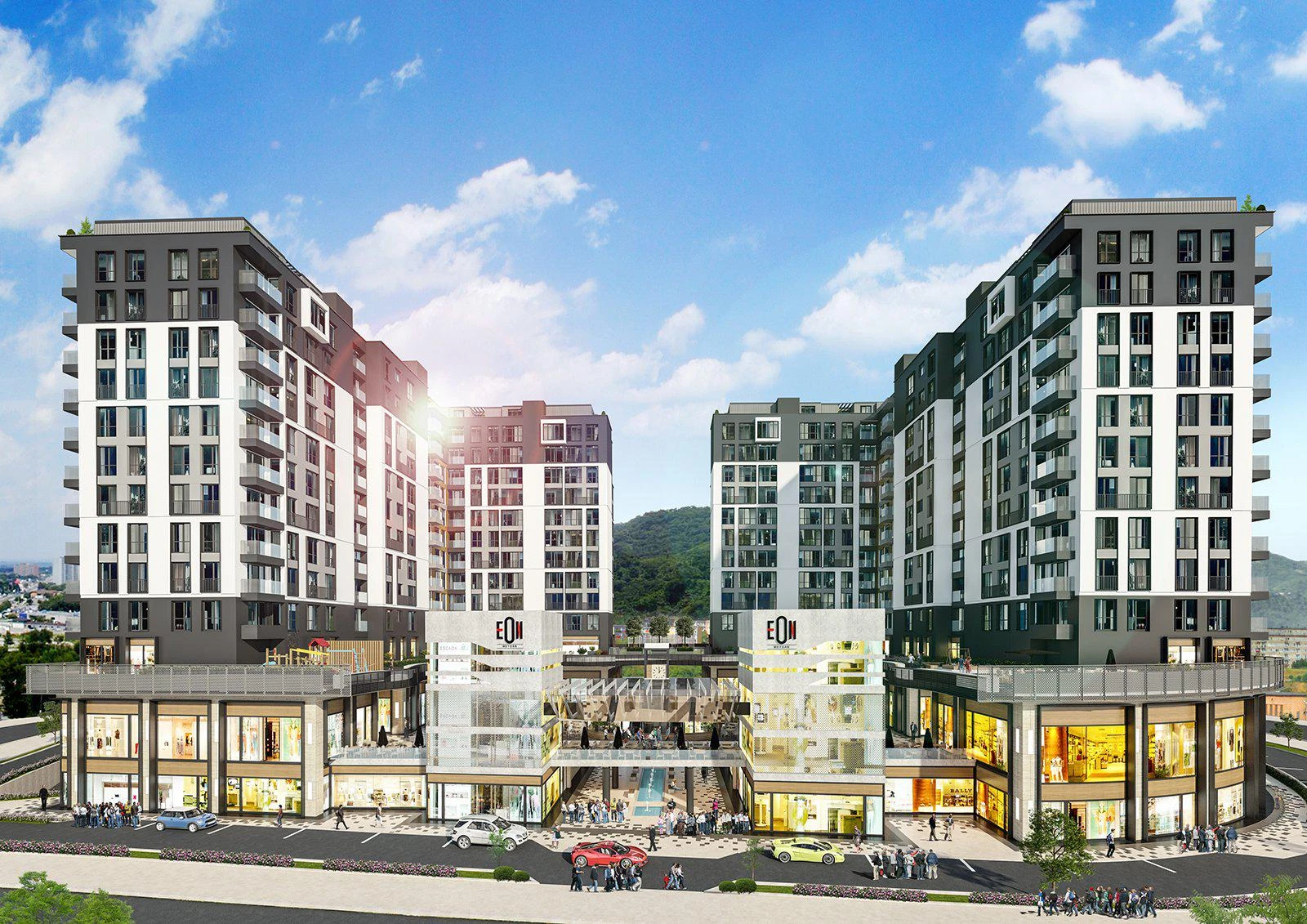 Резиденция с круглосуточной охраной и торговым центром рядом со станцией метро, Стамбул, Турция