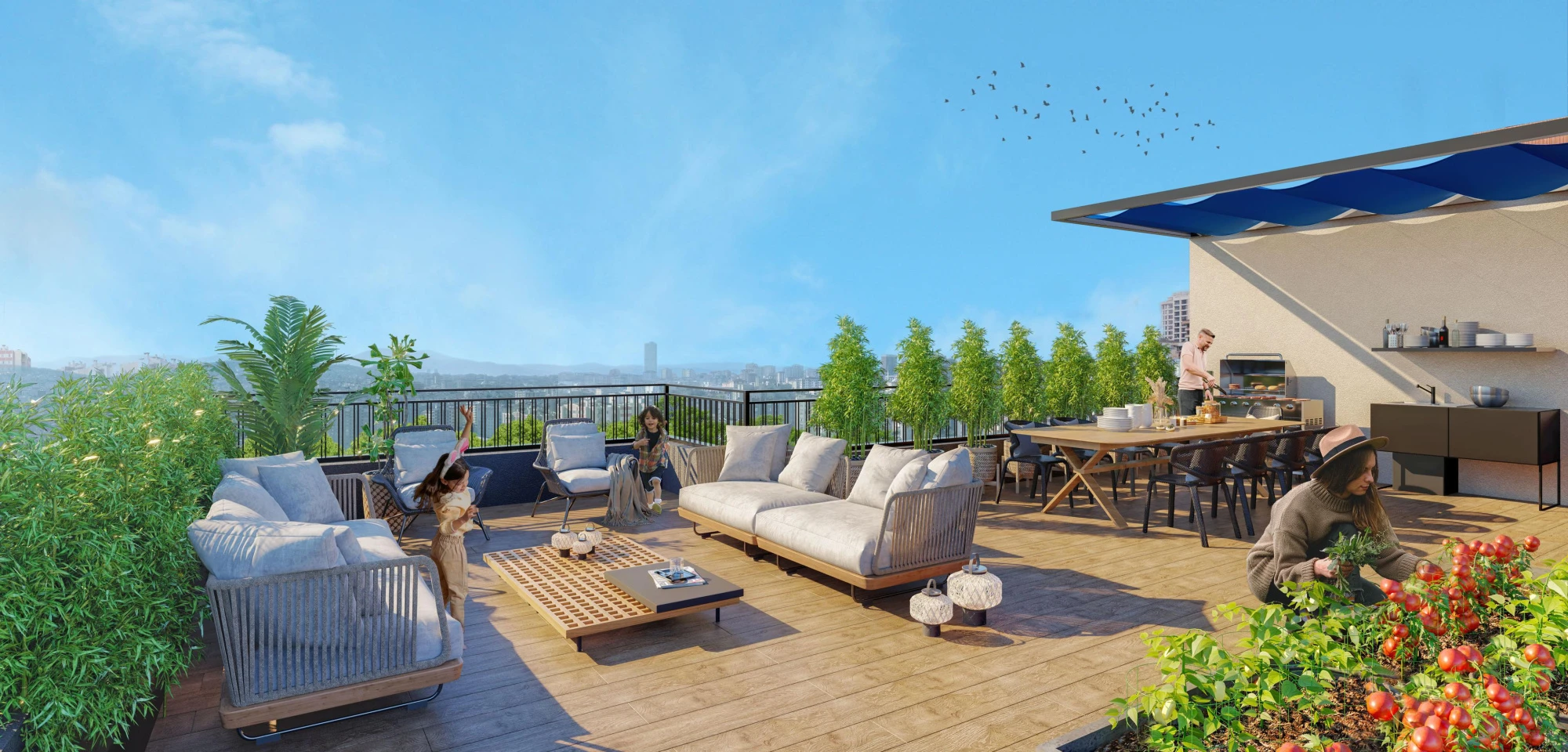 Жилой комплекс в окружении парка, рядом с Международным финансовым центром, Стамбул, Турция